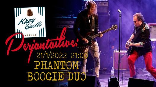 PERJANTAILIVE: Phantom Boogie Duo (Eka Wekara \/ Taikku Taivainen)
