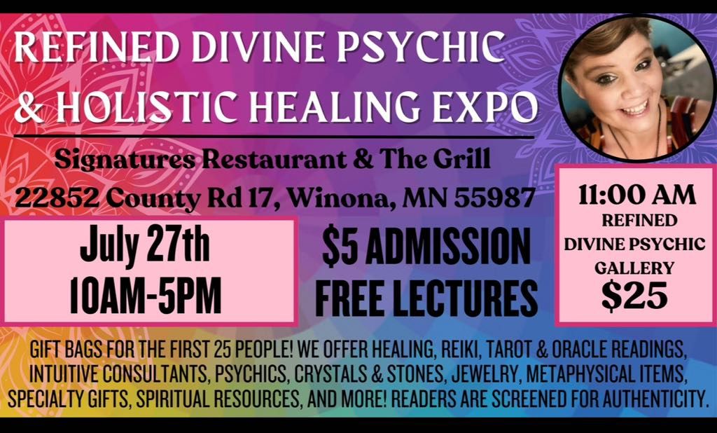 Refined Divine Psychic & Holistic Healing Expo- Winona, MN