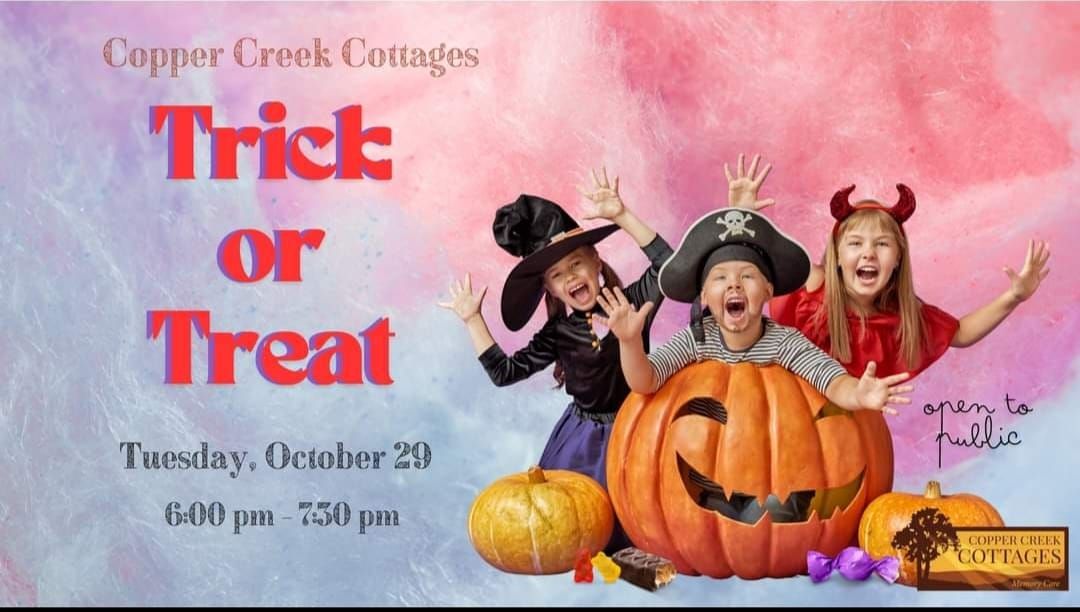 Trick or Treat 2024 at Copper Creek Cottages