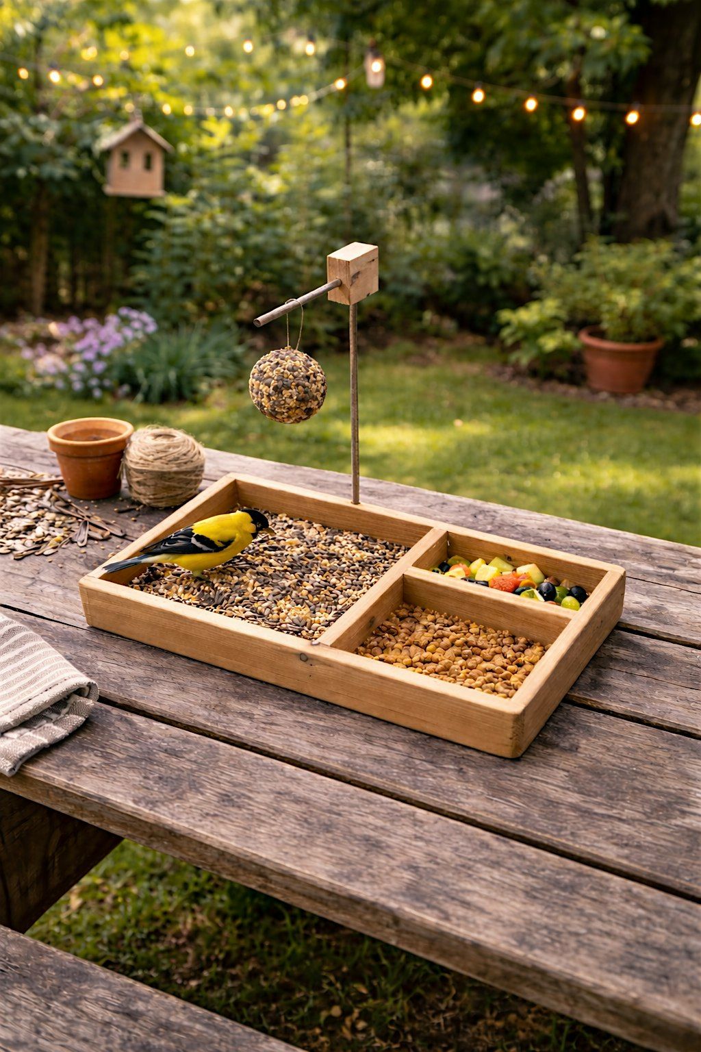 Make a Chirpcuterie Board for the Birds in Your Backyard