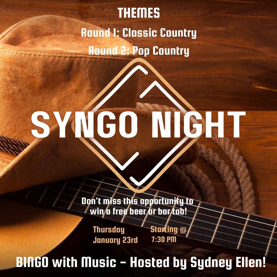 SYNGO NIGHT Hosted by Sydney Ellen