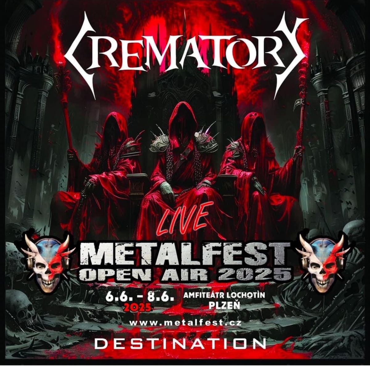 CREMATORY live Metalfest CZ-Pilzen