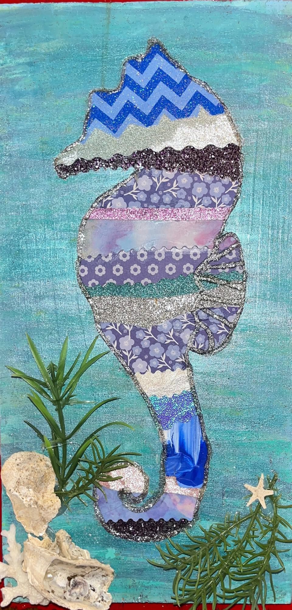 Mixed Media Seahorse Class