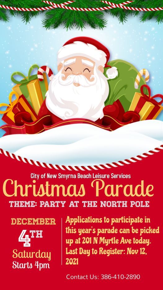 Smyrna Christmas Parade 2022 Christmas Parade, Canal Street Business, New Smyrna Beach, 4 December 2021