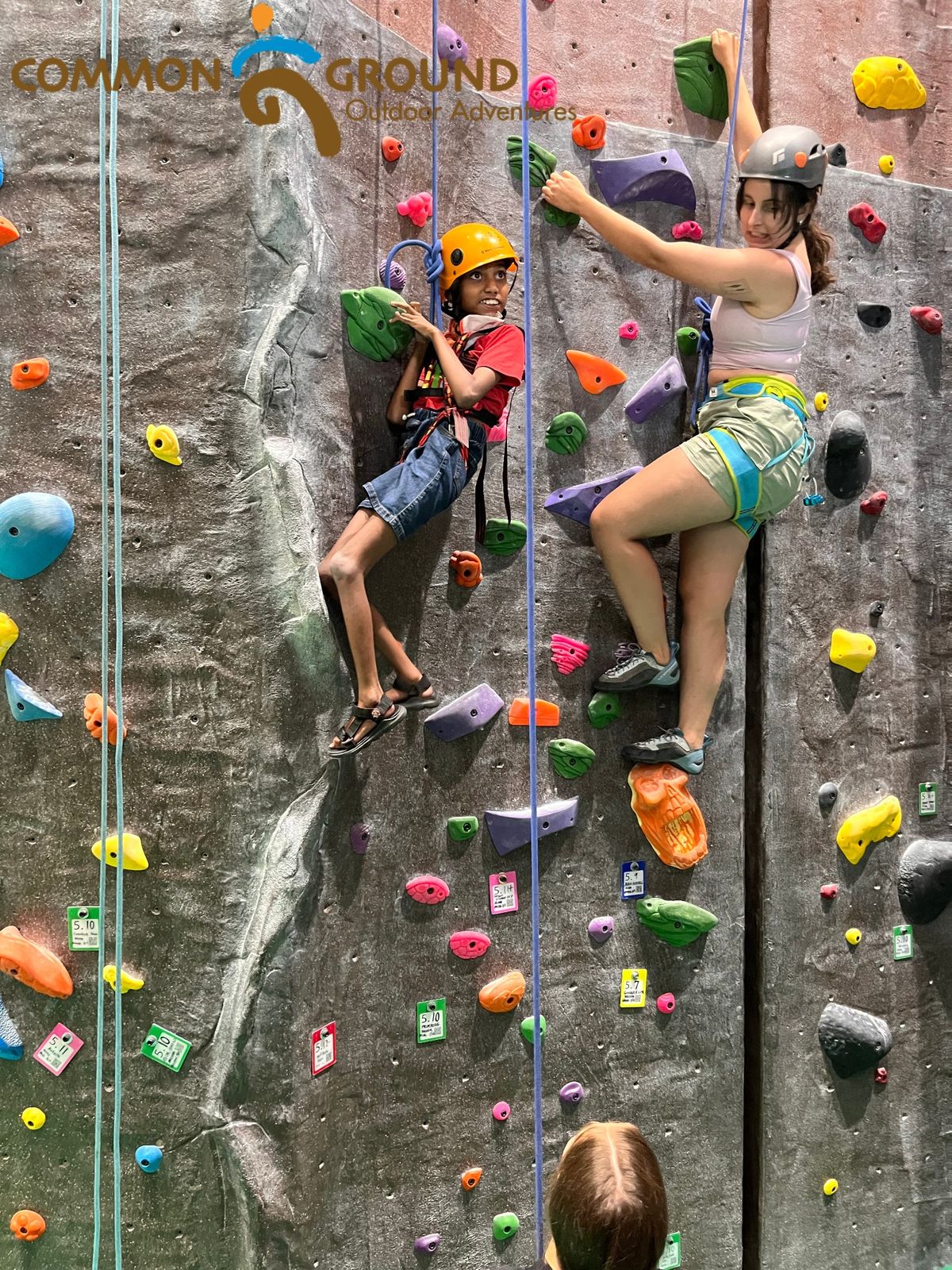 Junior Adventures Rock Climbing with Common Ground