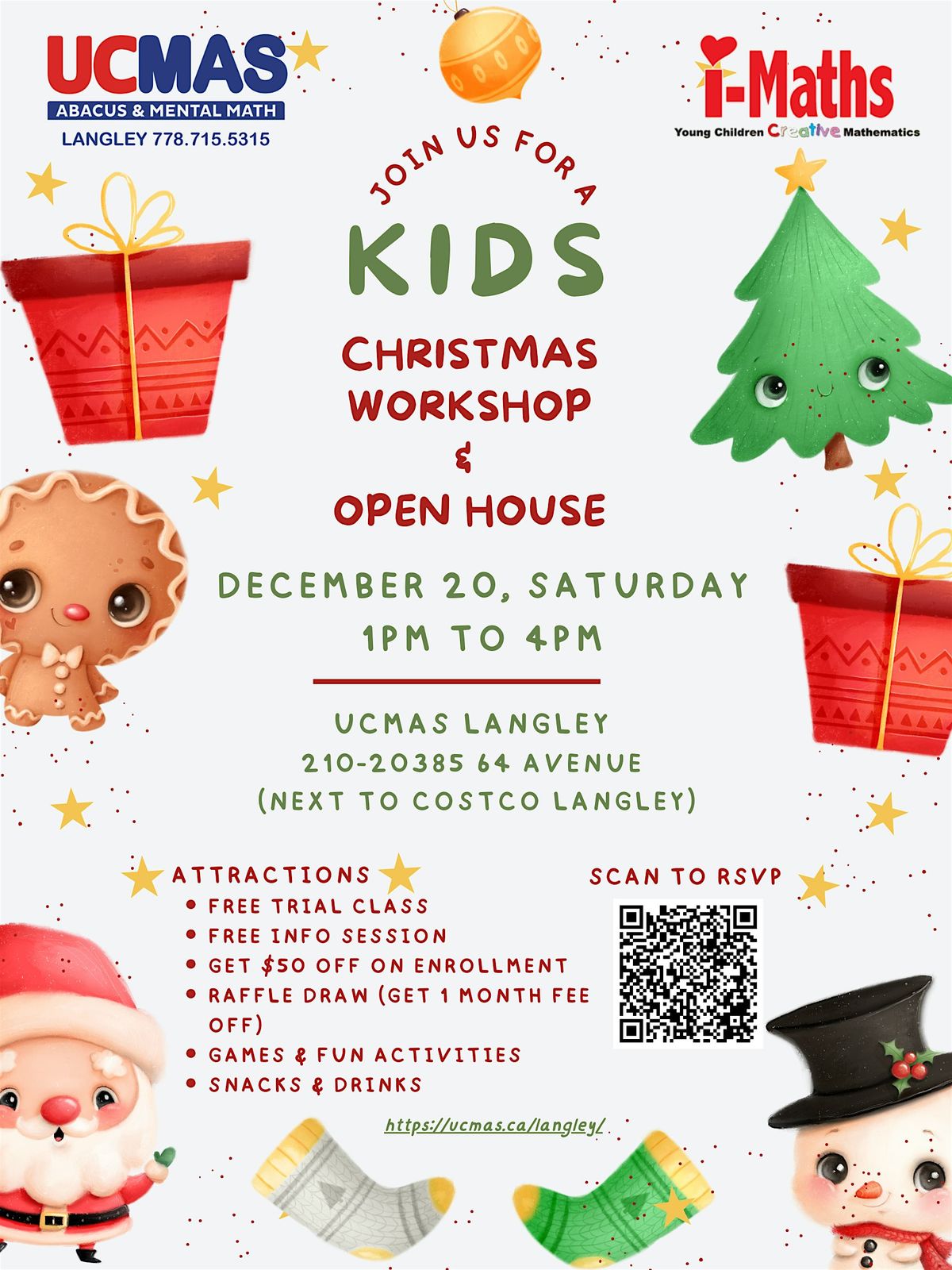 UCMAS Langley - Christmas Workshop & Open House