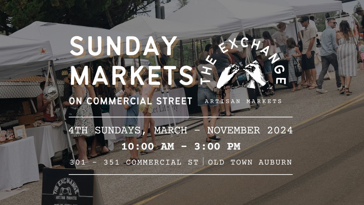 Sunday Markets on Commercial Street