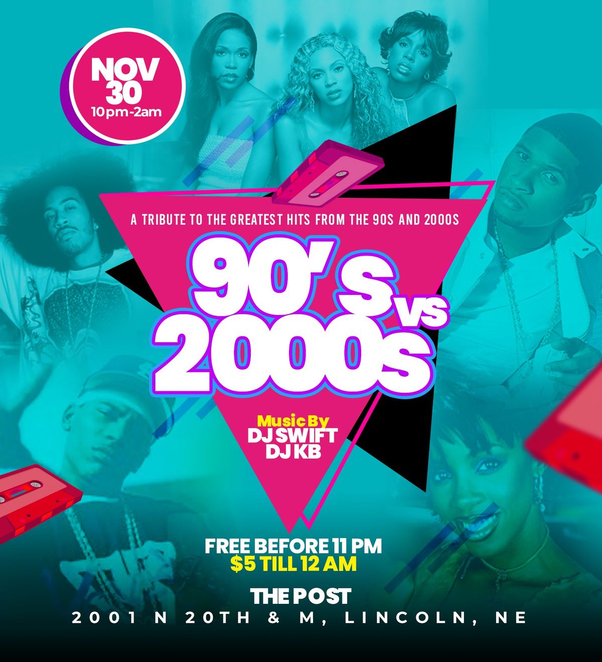 90's vs 2000s A TRIBUTE TO THE GREATEST HITS FROM THE 90S AND 2000S!