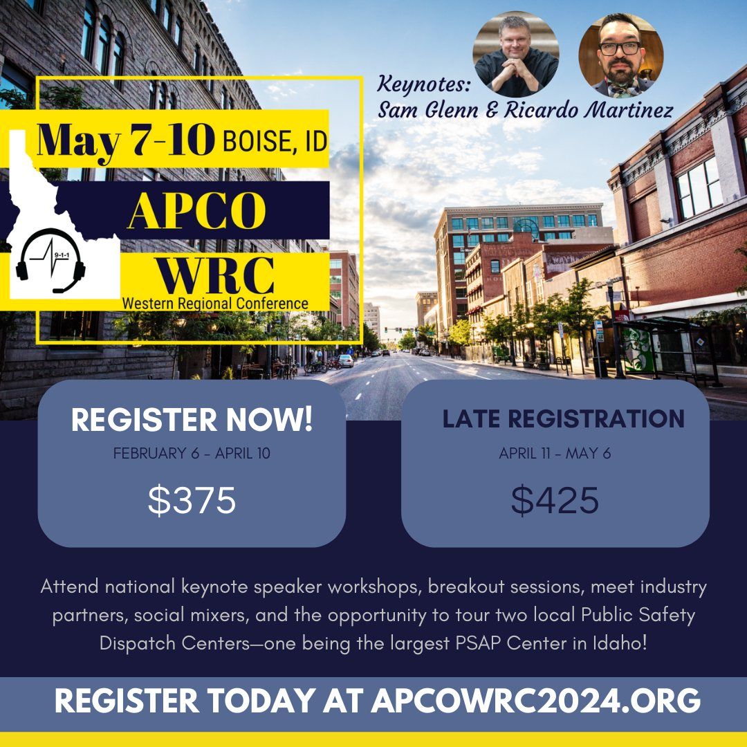 APCO Western Regional Conference 2024 | Boise, Idaho