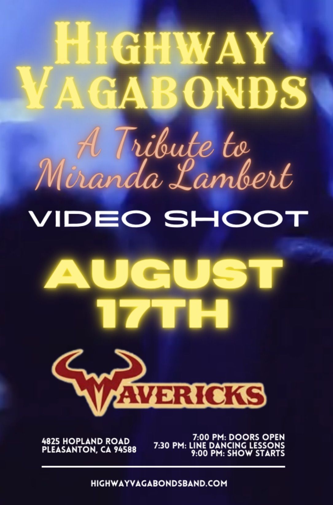 Highway Vagabonds: A Tribute to Miranda Lambert Video Shoot!