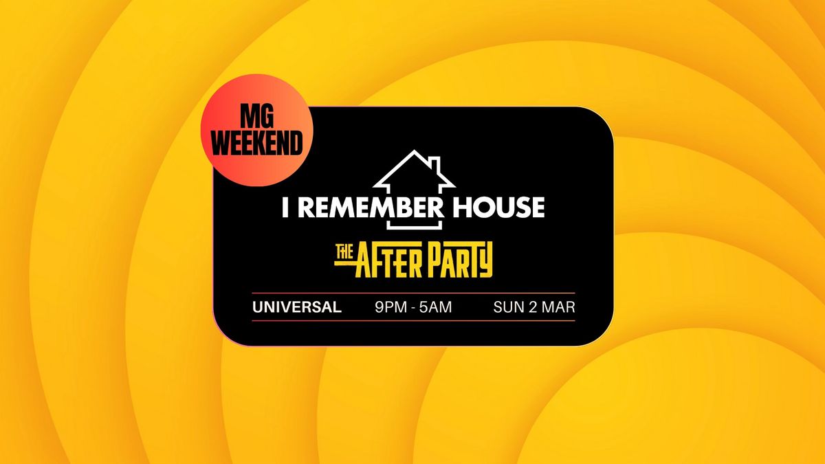 IRH Sydney: The After Party [Sun 2 Mar]