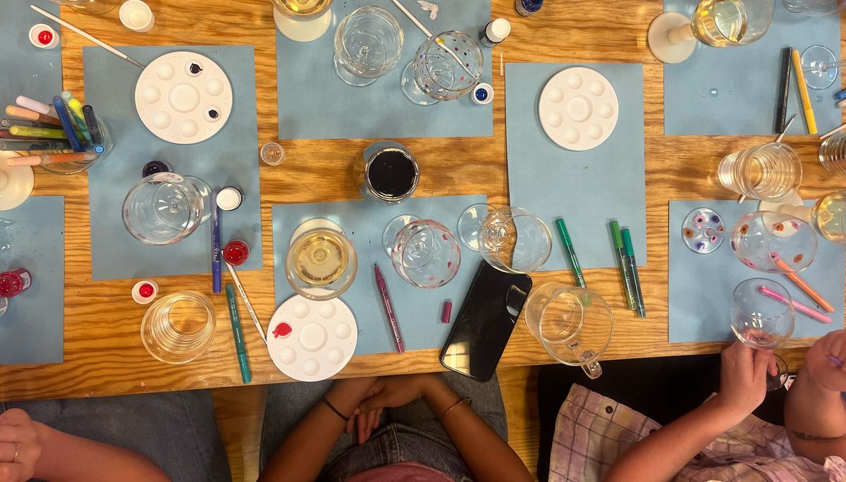 Studio LEK: Wine Glass Painting Workshop