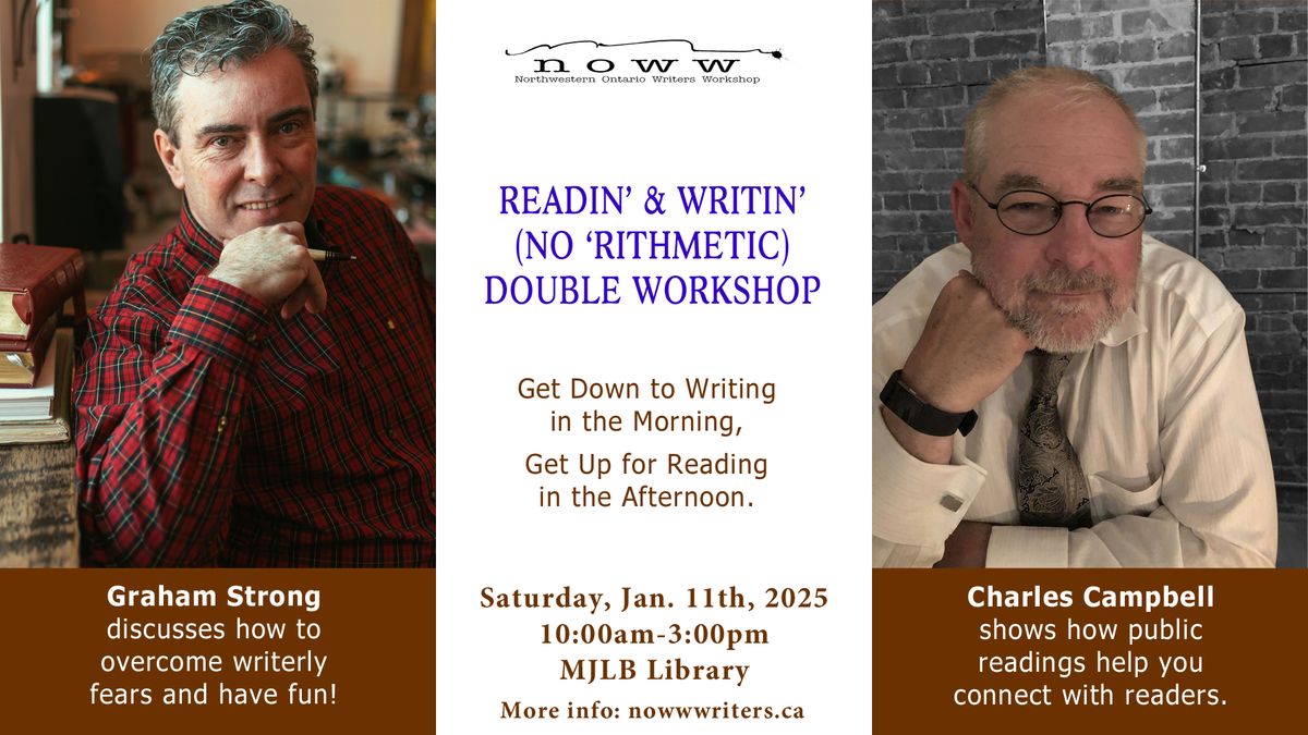 Workshop: Readin' Writin' No 'Rithmetic