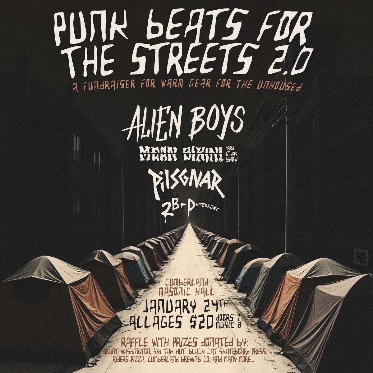 Punk Beats For The Streets 2.0 a fundraiser for the unhoused