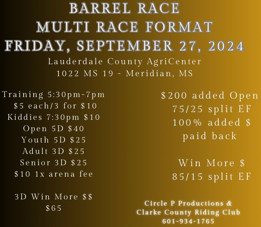 Friday Night Sept 27 Barrels