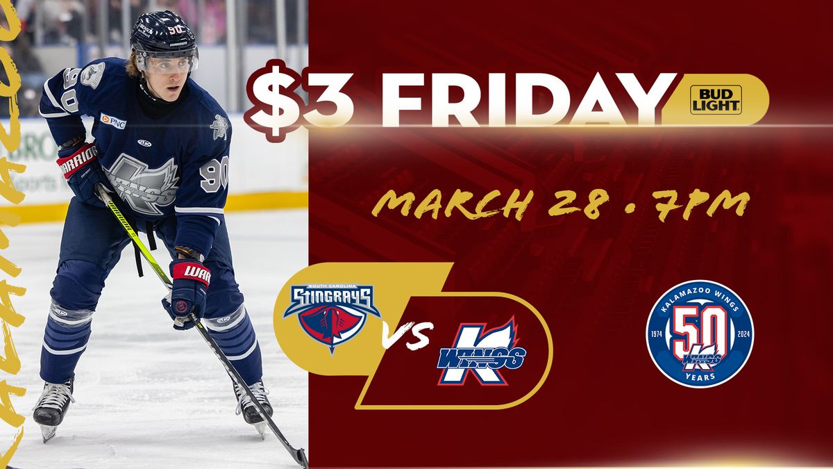 Stingrays vs. K-Wings: $3 Friday