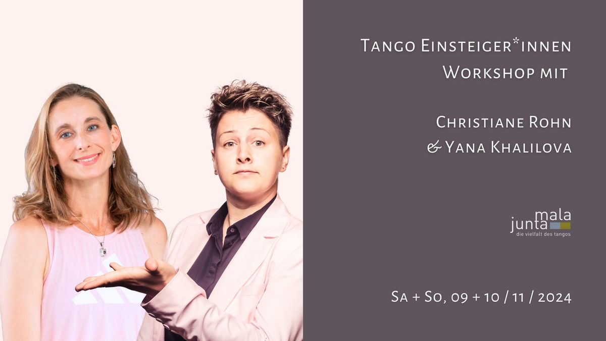 Tango Einsteiger*innen Workshop mit Christiane & Yana