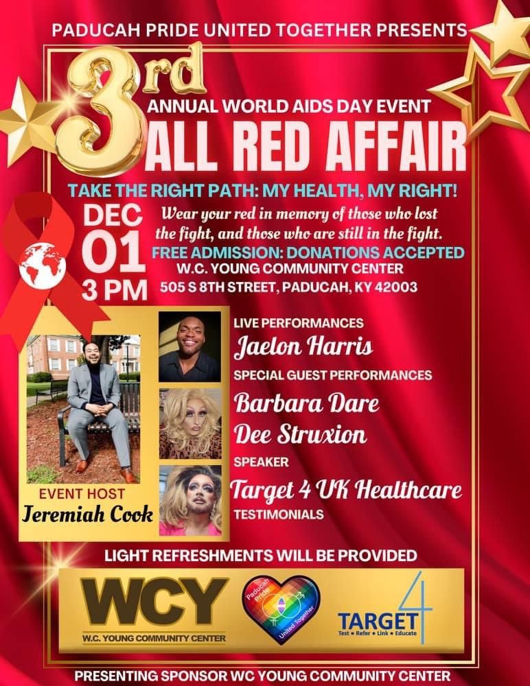 3rd Annual World AIDS Day Awareness ALL RED AFFAIR