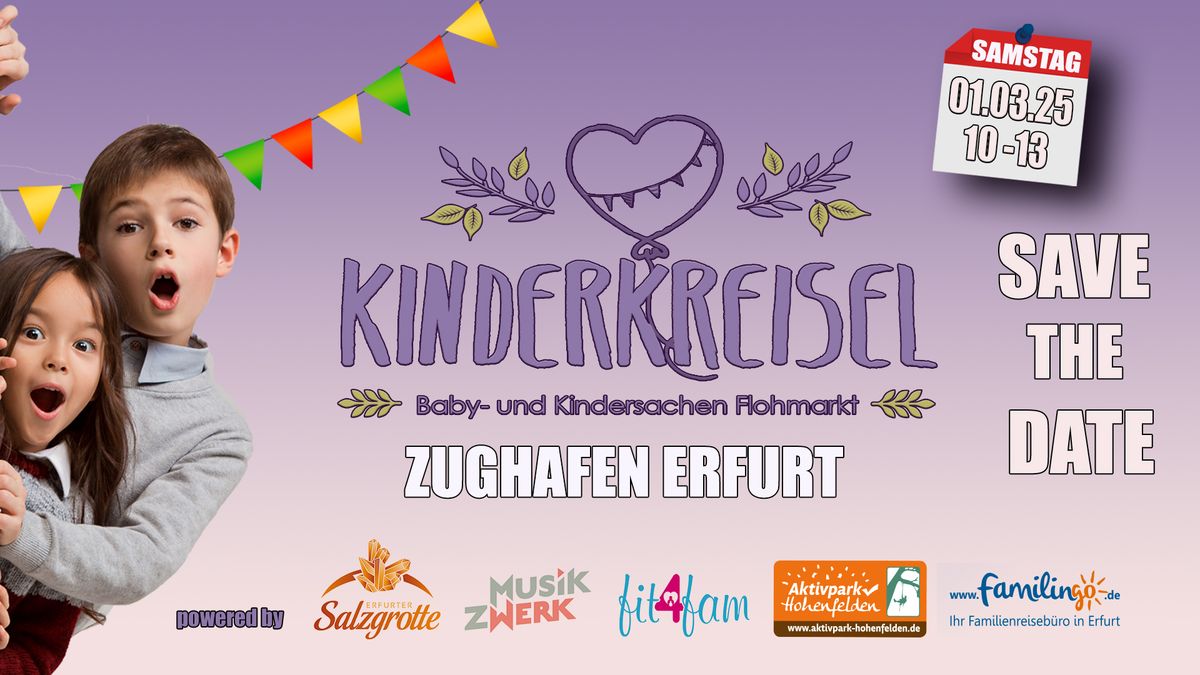 Kinderkreisel \/ 01.03.25 \/ 10-13 Uhr \/ ZUGHAFEN ERFURT