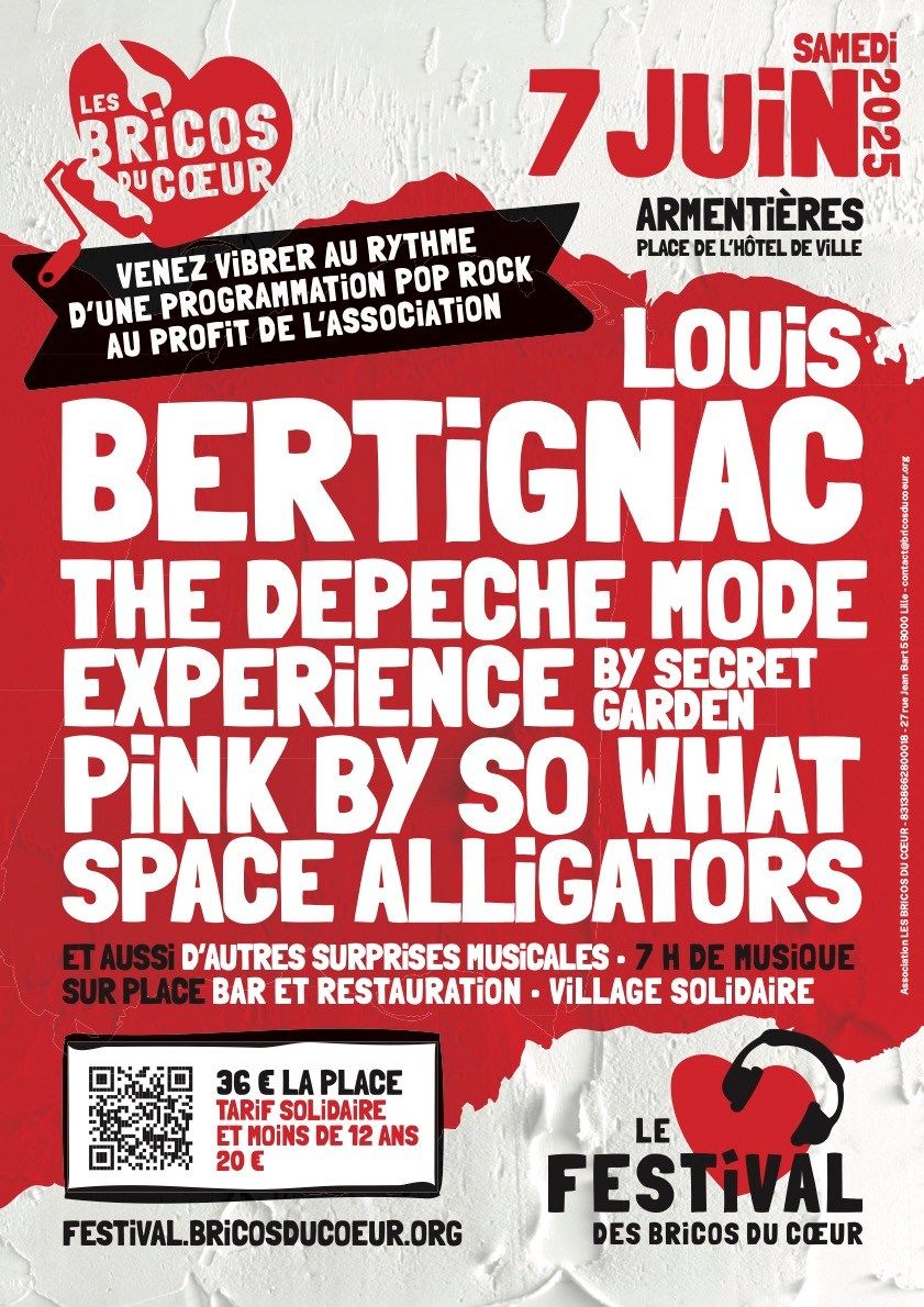 Festival des Bricos du coeur - Louis Bertignac & co - Armenti\u00e8res (59)