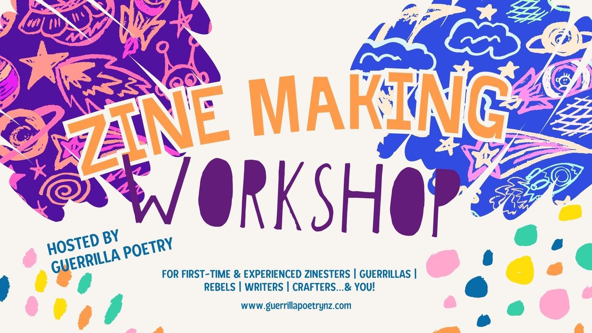 Zine Making Workshop hosted by Guerrilla Publishing