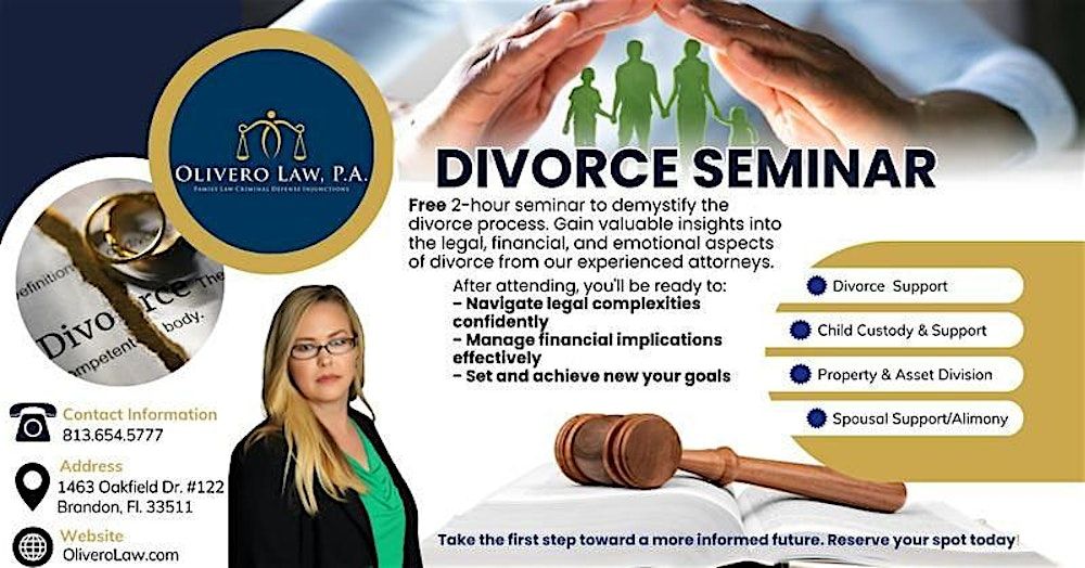 Navigating Divorce? FREE Comprehensive Seminar Empowering You!