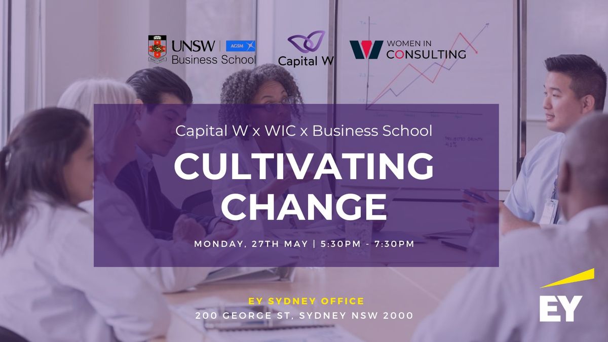 Cultivating Change: Gender Equity Event