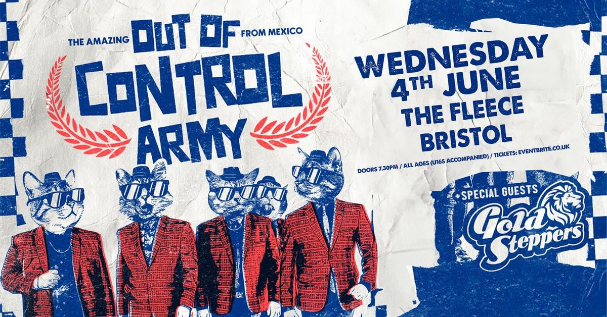 Out Of Control Army + Goldsteppers at The Fleece, Bristol - Wed 4th Jun 2025