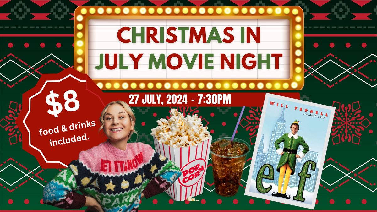 Christmas in July movie night