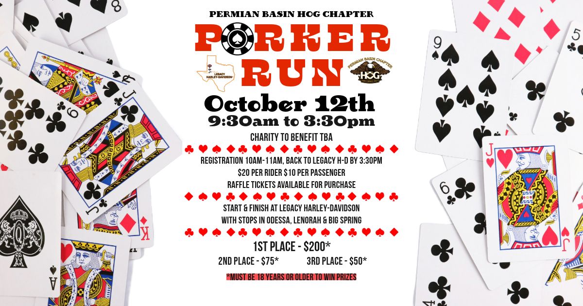 Permian Basin HOG Chapter Porker Run