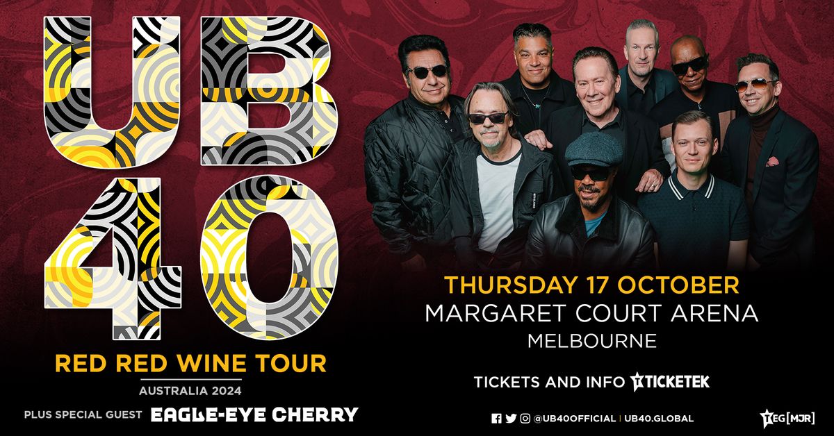 UB40 Red Red Wine Tour w\/ Eagle-Eye Cherry | Melbourne 