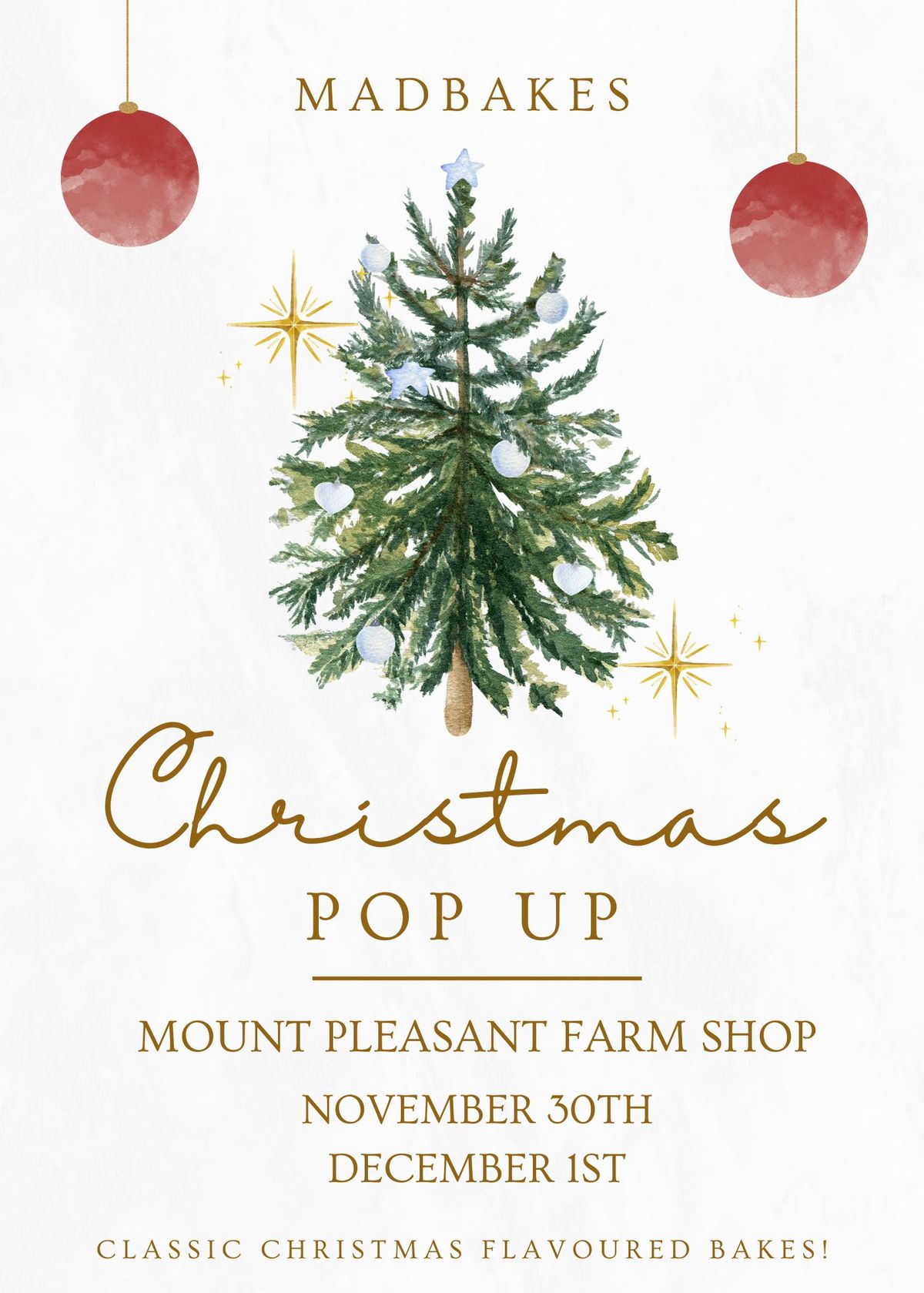 MADBAKES CHRISTMAS POP UP!