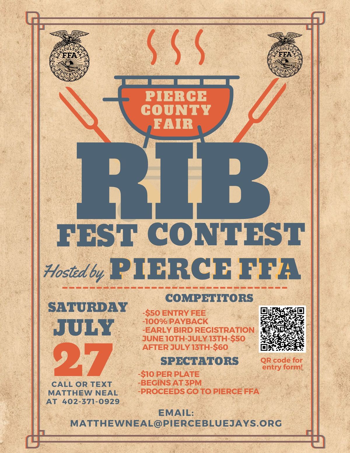 Pierce FFA Rib Fest