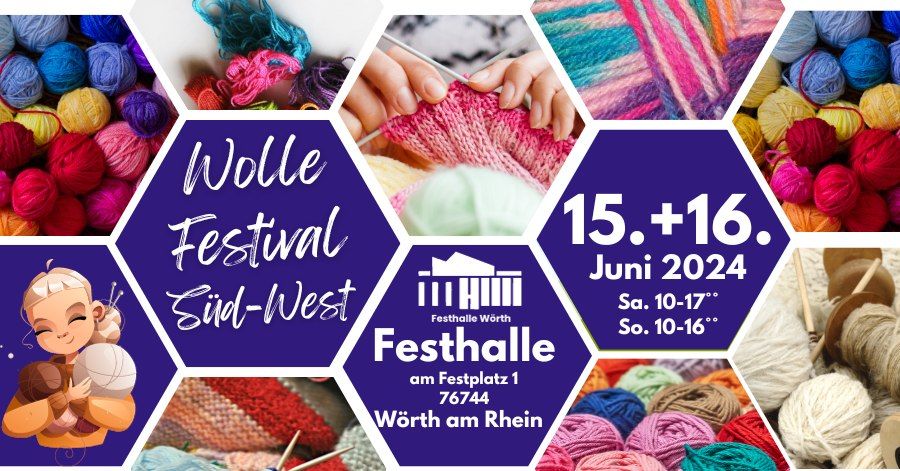 Wolle Festival S\u00fcd-West, in W\u00f6rth am Rhein