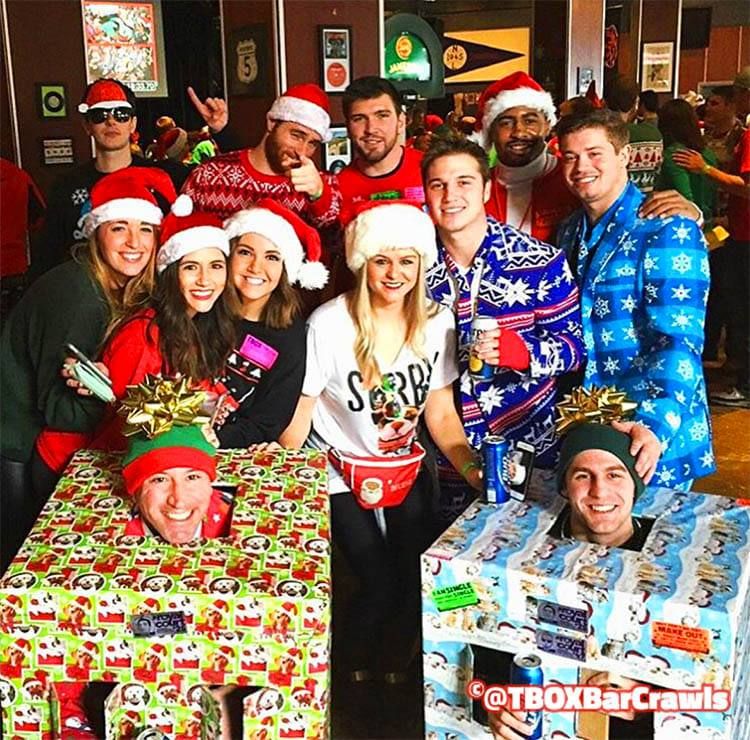 Christmas PJ Bar Crawl