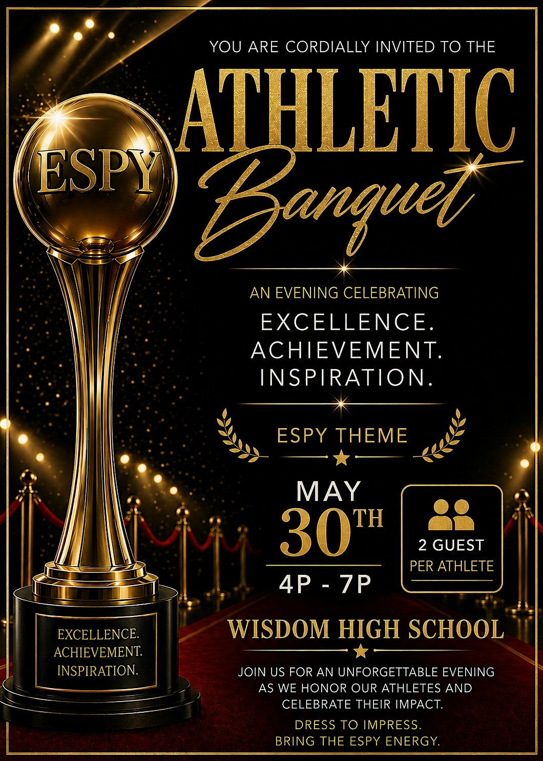 Wisdom High School Espy Athletic Banquet
