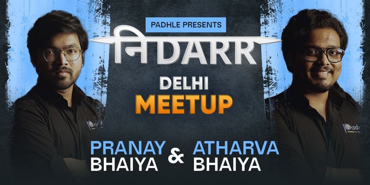 Nidarr India Tour with PRanay & Atharva Bhaiya