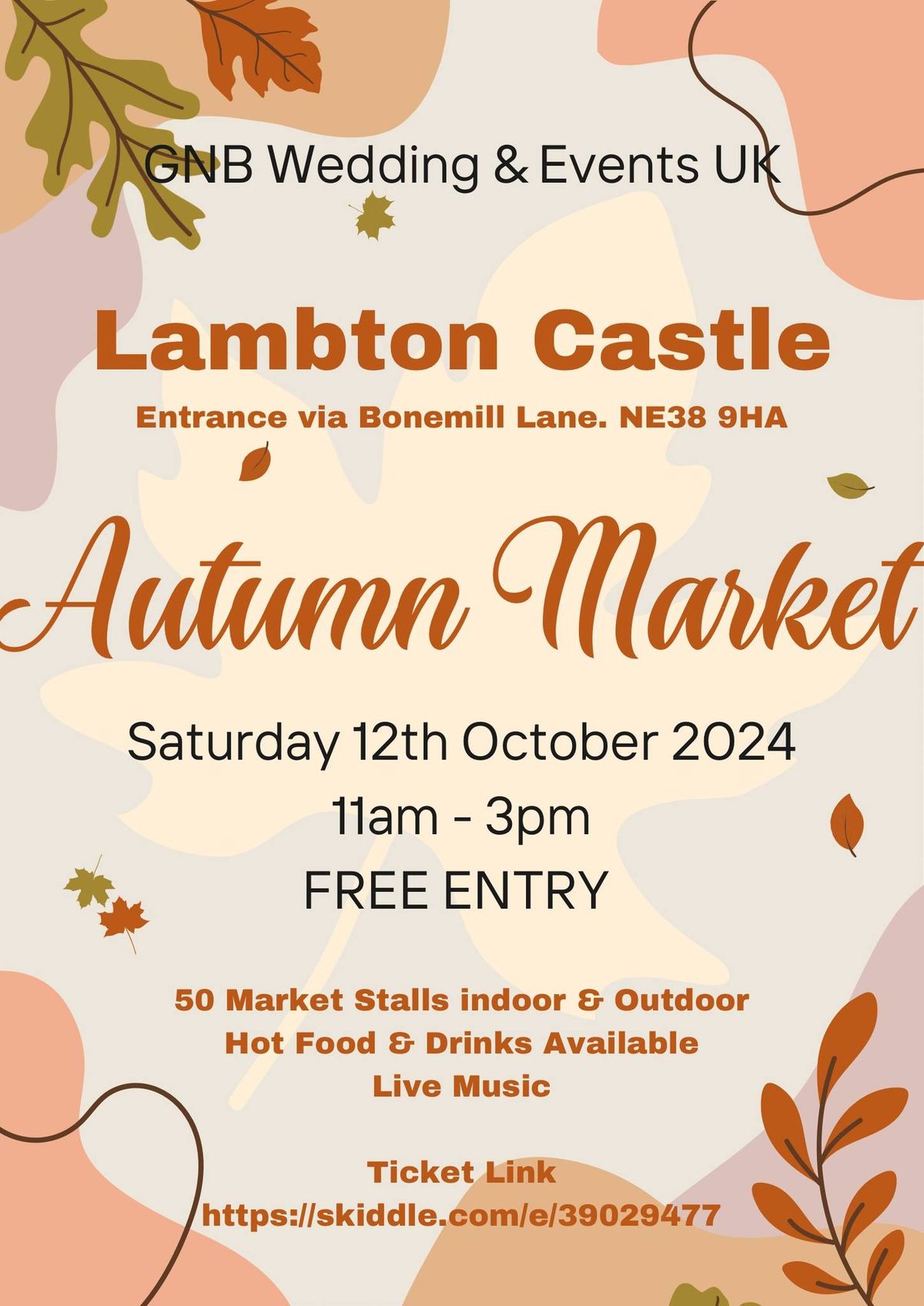 Lambton Castle Autumn Market