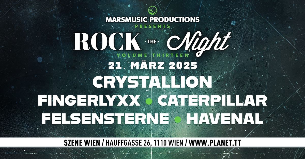 ROCK THE NIGHT Vol.13 feat. CRYSTALLION | FINGERLYXX | CATERPILLAR | FELSENSTERNE | HAVENAL