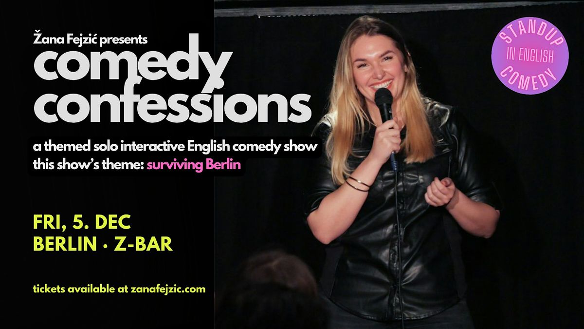 Comedy Confessions: An Interactive English Comedy Show (Berlin Mitte)