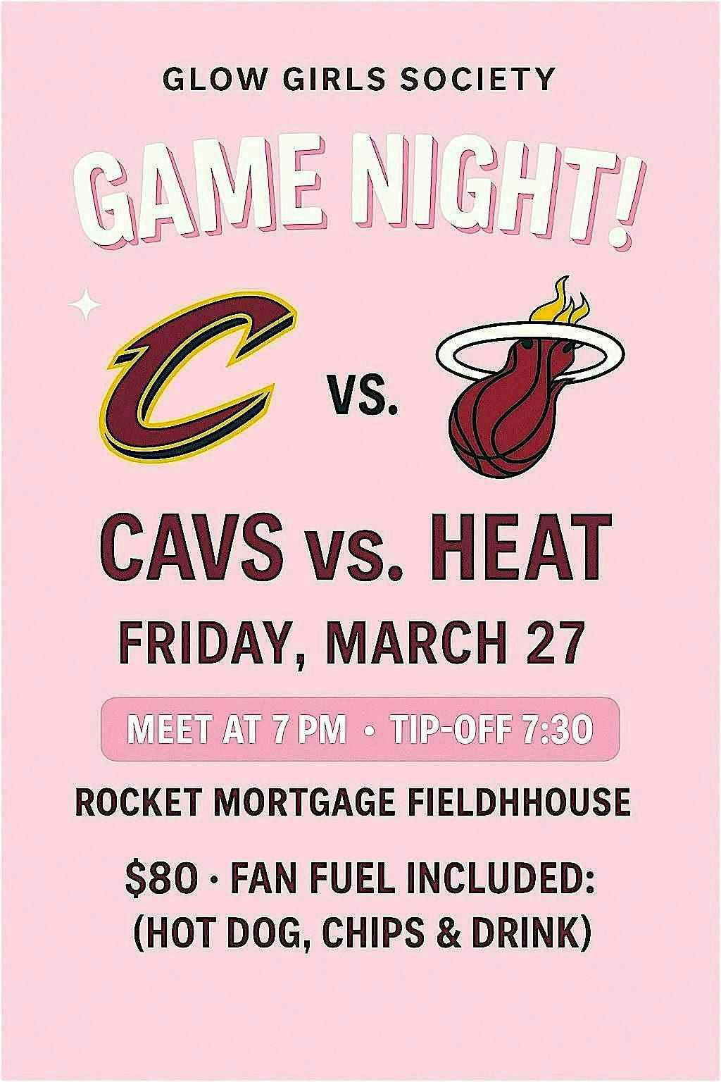 Cavs Game: Girls Night Out