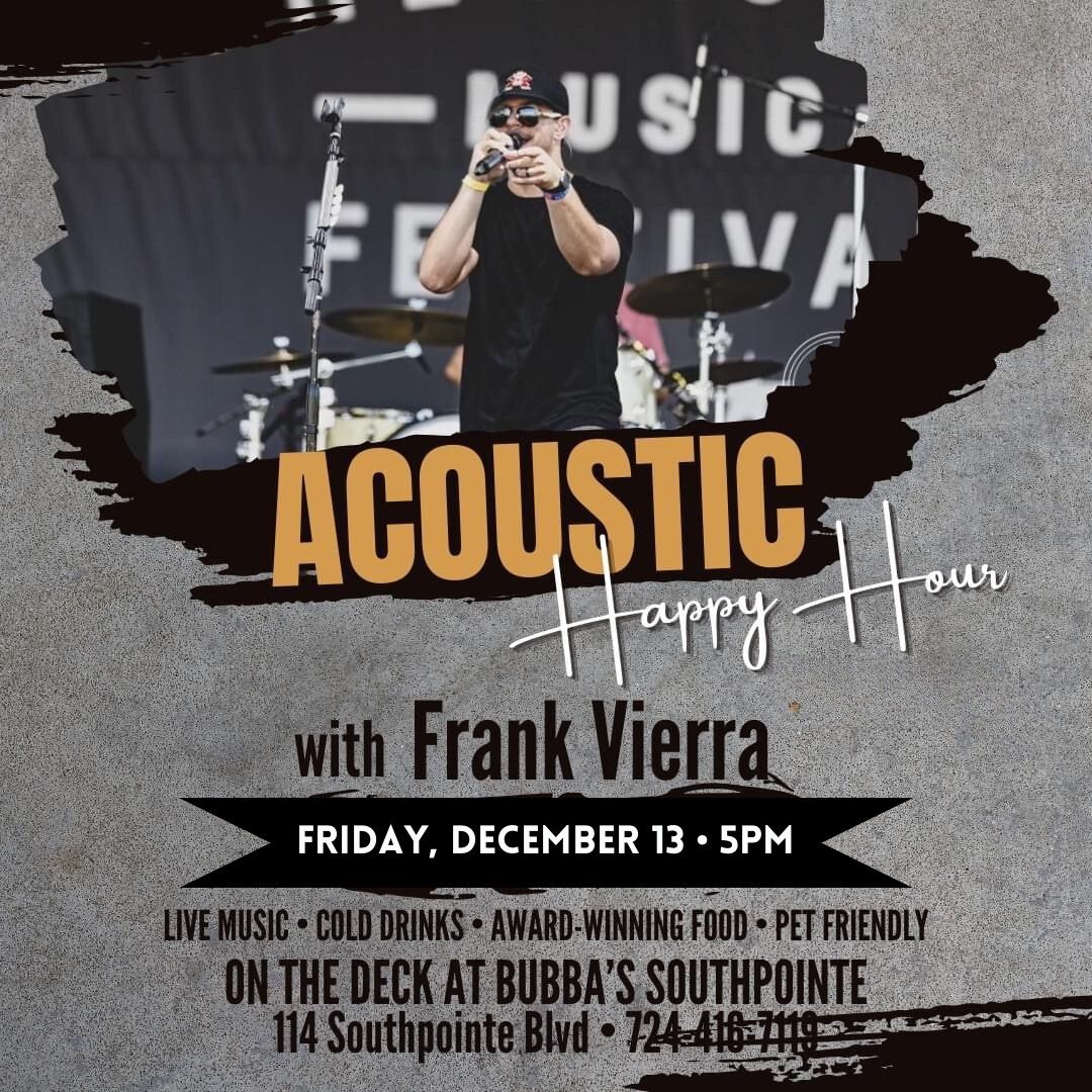 Acoustic Happy Hour w Frank Viera