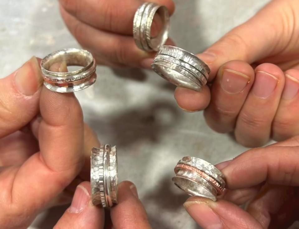 Silver Jewellery Making - Spinning Rings