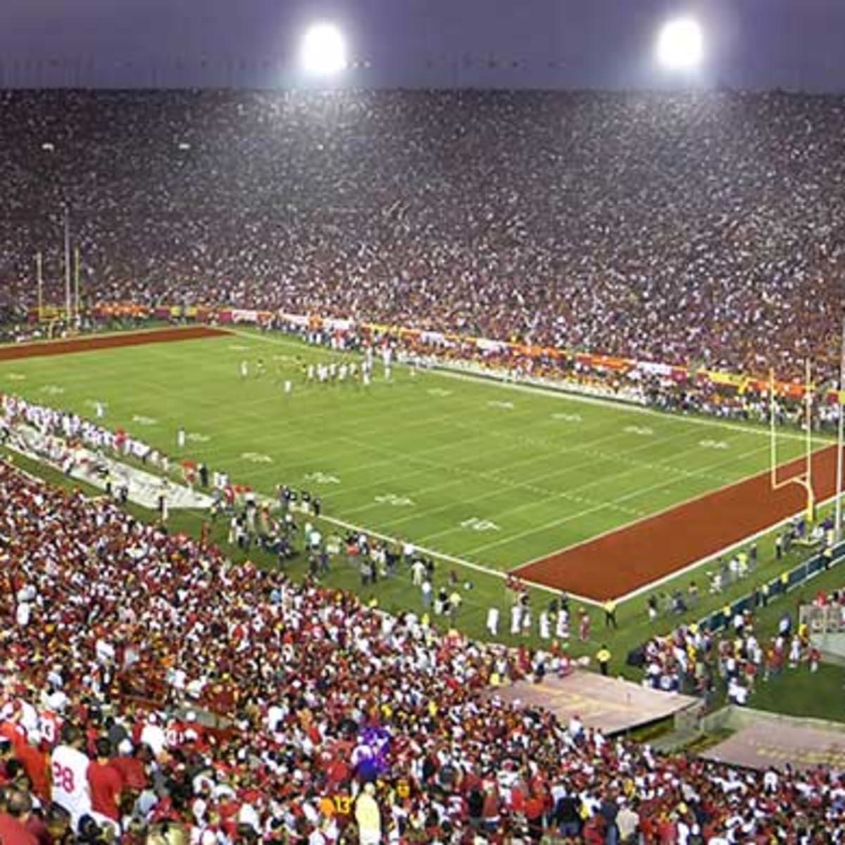 Michigan Wolverines at USC Trojans Football at LA Memorial Coliseum