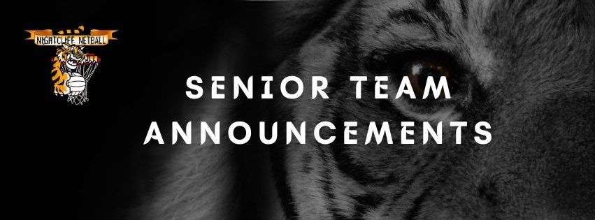 Senior Team Announcements