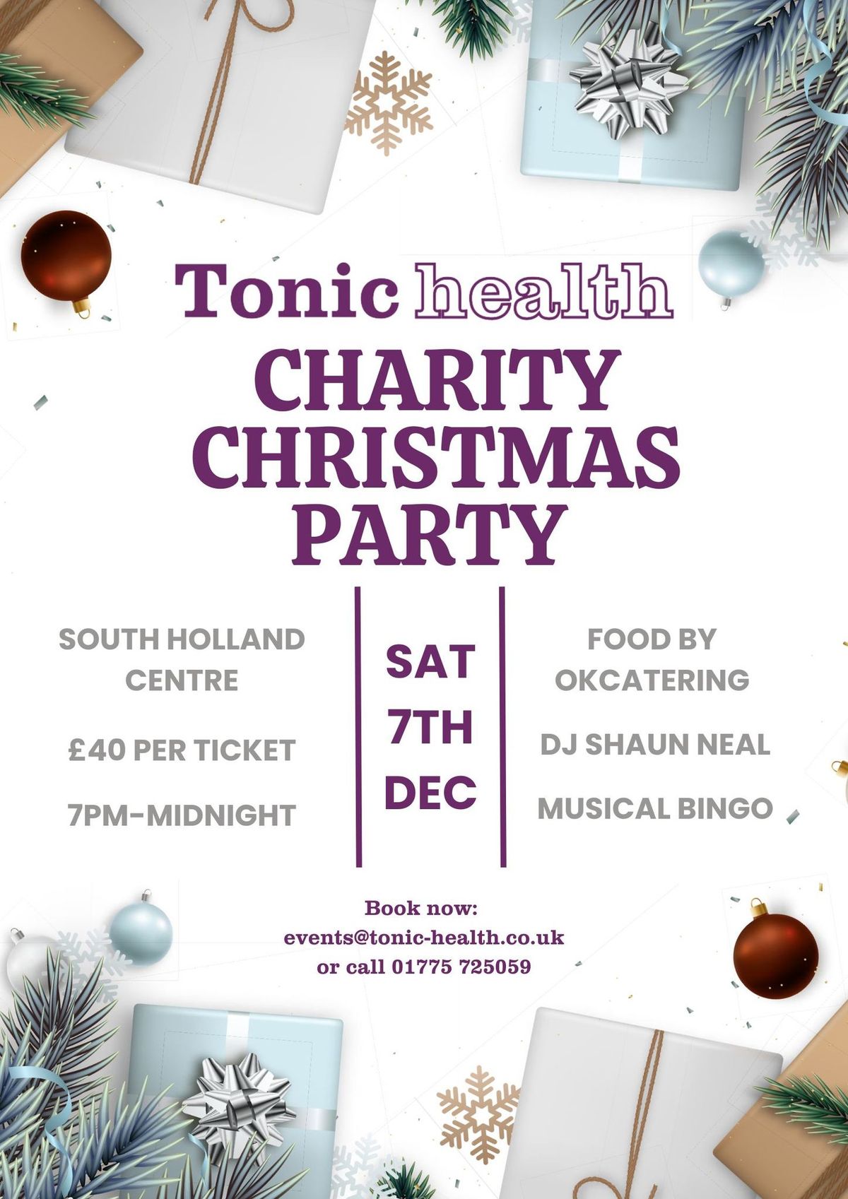 Tonic Health Charity Christmas Party 2024