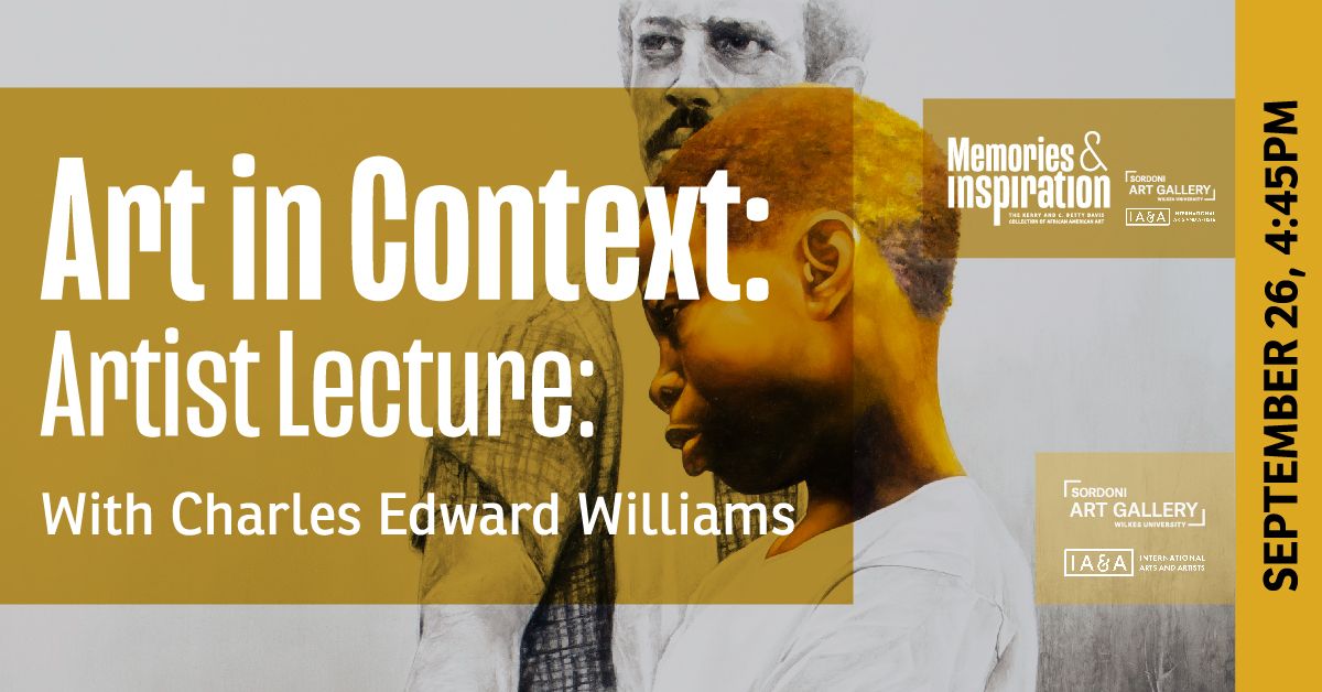 Art in Context Artist Lecture with Charles Edward Williams