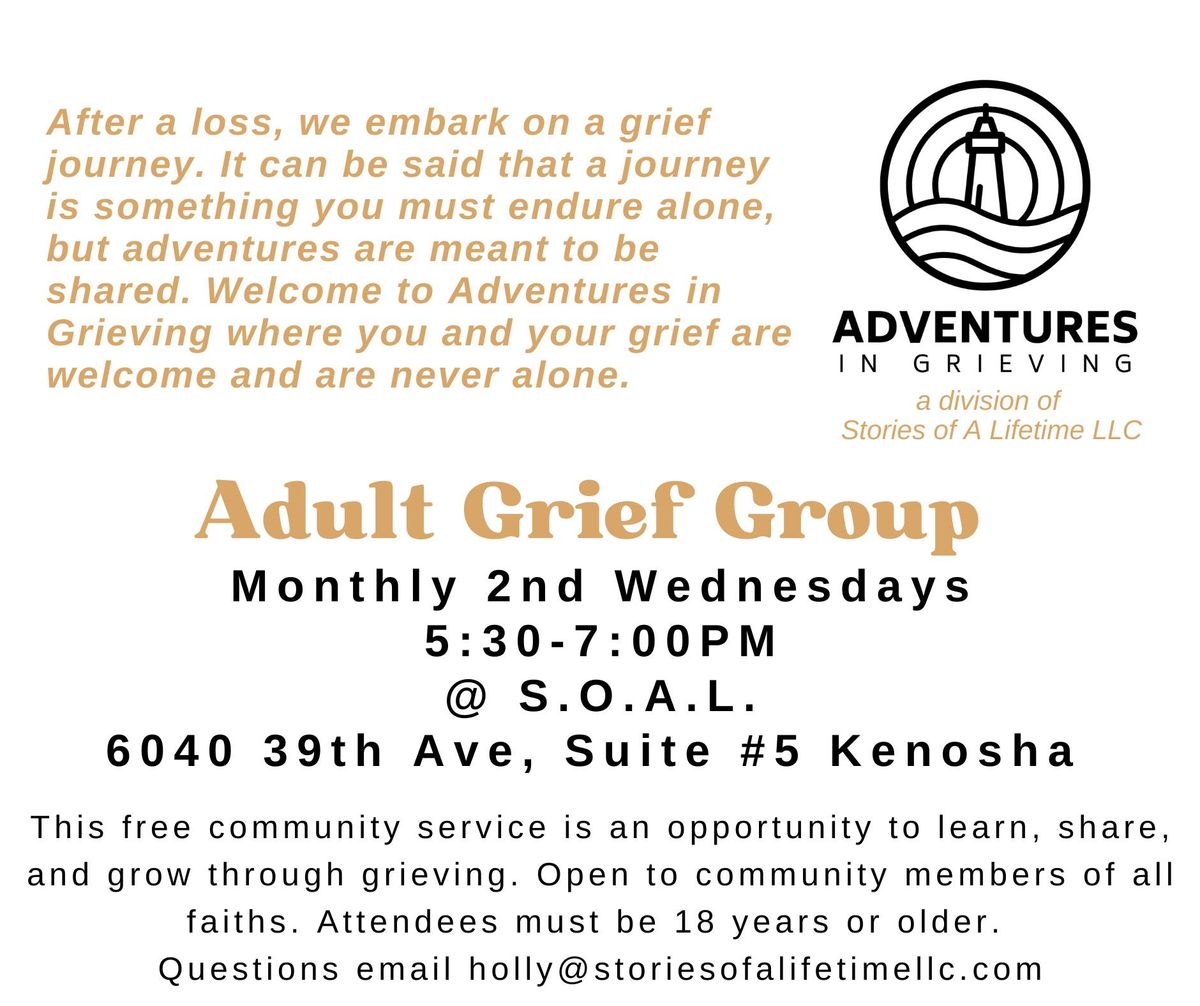 Adult Grief Group \u2764\ufe0f\u200d\ud83e\ude79