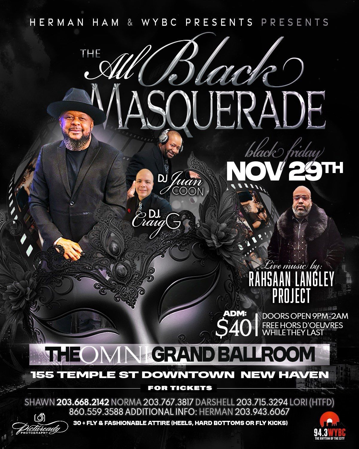 The All Black Masquerade 