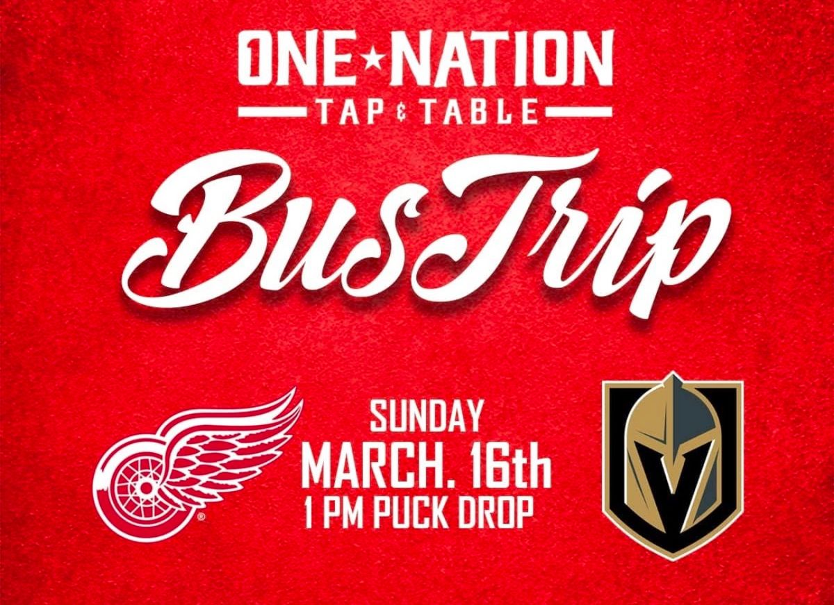 First annual Detroit Red Wings bus trip